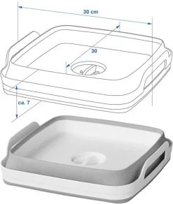 Opvouwbare Wasbak 18L - Met Stop - Afwasbak - Afwasteil - 30x30x20 Cm -Lifestyleproducten 1014x1200 1