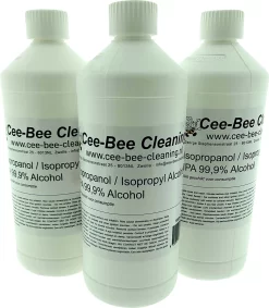Cee-Bee Isopropanol | Isopropyl | IPA 99.9% Alcohol | 1000 Ml | 3 Flessen á 1 Liter | 3 Liter
