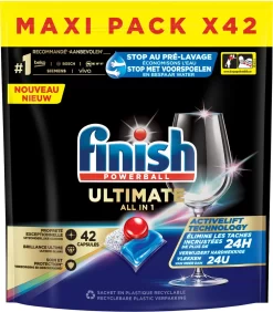 Finish Ultimate All In One Regular Vaatwastabletten - 42 Capsules