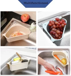 Cless - Gootsteenzeef – Grijs Zeef – Gootsteen Afvalbakje – Opvangbakje – Spoelbak – Afdruipbakje -Lifestyleproducten 1119x1200 5