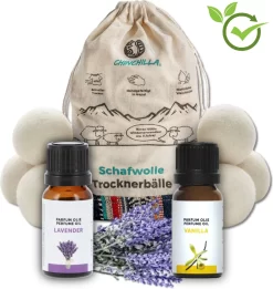 Merkloos Chinchilla® Drogerballen XXL - Set Van 6 Stuks - Herbruikbare Wasdrogerballen - Droogballen - Energiebesparing - Drogerballen Voor Wasdrogers - Wasbollen