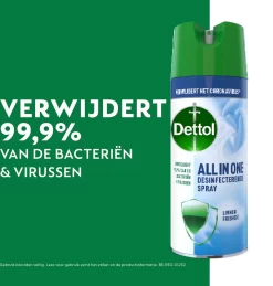 Dettol All In One Disinfectant Spray Linen - 400ml -Lifestyleproducten 1145x1200 1