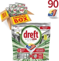 Dreft Platinum Plus Citroen - Voordeelverpakking 5x18 Stuks - Wasmiddel Capsules -Lifestyleproducten 1170x1200 5