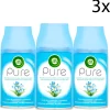 Air Wick Freshmatic Automatische Spray - Luchtverfrisser - Pure Lentedauw Navulling - 3 Stuks