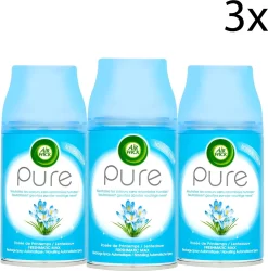 Air Wick Freshmatic Automatische Spray - Luchtverfrisser - Pure Lentedauw Navulling - 3 Stuks