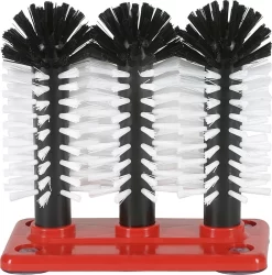 Bar Professional Spoelborstel Kunststof Voet - 3-delig