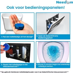 Needum ® Toiletblokjes Voor Inbouwreservoirs – WC-blokjes – Toiletblokken In Een Voordeelverpakking – 30 Stuks -Lifestyleproducten 1190x1200 7