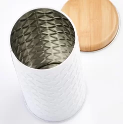 2x Bewaar/voorraad Blikken Koffiepads Wit 18 X 7,5 Cm 1 Liter -Lifestyleproducten 1195x1200 3