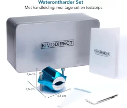 KIMO DIRECT Waterontharder Met 6 Teststrips - Waterontharder - Huishouden Tot 6 Personen - Waterfilter - 7500 Gauss - Blauw -Lifestyleproducten 1200x1020 1
