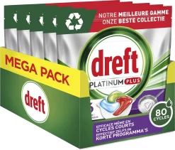 Dreft Platinum Plus All In One Machine Clean - Vaatwastabletten - 80 Tabletten -Lifestyleproducten 1200x1027 1