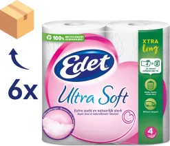 Edet Ultra Soft Xtra Long 4-laags Toiletpapier - 24 = 48 Rollen -Lifestyleproducten 1200x1029 3