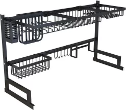 Sens Design Afwasrek Zwart - Afdruiprek - 82,5 Cm - RVS -Lifestyleproducten 1200x1054 4