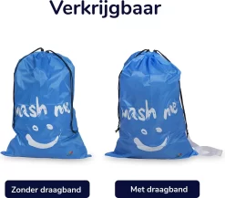 Wonair - Grote Waszak - 60x90cm - Hemelsblauw - Met Trekkoord En Draagband -Lifestyleproducten 1200x1055