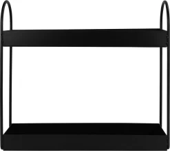 QUVIO Kruidenrek Staand - Keukenrek - Kruidencarrousel - Aanrecht Organizer -Keuken Organizer - Opbergrek - Metaal - 10 X 32 X 29 Cm - Zwart -Lifestyleproducten 1200x1064