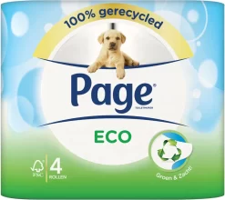 Page Toiletpapier - Eco - Duurzaam - 24 Rollen - Voordeelverpakking