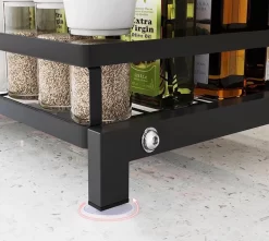 TammaT - Kruidenrek - Kruidenrek Staand - Inklapbare Keukenrek - 3-laags 35x21x56,5CM - Keuken Organizer - Aanrecht Organizer - Keuken Opslag - Roestvrij Staal - Opbergrek - Keuken Organizers - Roestvrij En Krasvrij -Lifestyleproducten 1200x1073 2