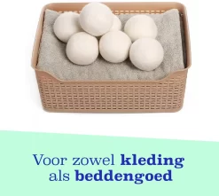 Casa Calma Drogerballen (6 Stuks) - Inclusief Opbergzakje - 100% Natuurlijk Schapenwol - Droger Ballen - Zero Waste Wasverzachter Bollen - Energiebesparend Drogen Met Droogbollen - Dryer Balls - Diervriendelijk & Milieuvriendelijk - Energie Besparen -Lifestyleproducten 1200x1075