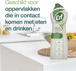 Cif CleanBoost Cream Original Schuurmiddel - 8 X 750 Ml - Voordeelverpakking -Lifestyleproducten 1200x1118 2