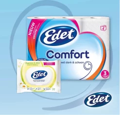 Edet Comfort Toiletpapier - 3-laags - 24 Rollen -Lifestyleproducten 1200x1140 5