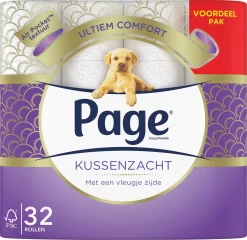 Page Toiletpapier - 32 Rollen - Kussenzacht Wc Papier (3-laags) - Voordeelverpakking -Lifestyleproducten 1200x1167 4