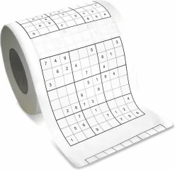 MikaMax Sudoku WC Papier - Sudoku - Iedervel Een Andere Sudoku - Toiletpapier - Puzzels - Puzzel -Lifestyleproducten 1200x1168 5
