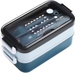 Lunchbox - Meal Prep Bakjes - Lunch Box Met Deksel - Meal Prep – Bento Box - Lunchtrommel Met Bestek Blauw -Lifestyleproducten 1200x1170 2
