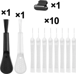 Merkloos Complete Schoonmaak Set Laadpoort Stofverwijderaar Geschikt Voor Apple Iphone Pro En Airpods - Dust Cover Cleaning Kit – Oplaadpoort Schoonmaken – Stofkapje Anti Stof Plug Schoonmaakset Tips -Lifestyleproducten 1200x1171 3