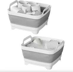 Opvouwbare Wasbak 18L - Met Stop - Afwasbak - Afwasteil - 30x30x20 Cm -Lifestyleproducten 1200x1175 8