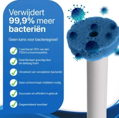 RevoBrush 28x Ocean Breeze Foaming Pads Navulling - WC Borstel Met Houder Vrijstaand -Lifestyleproducten 1200x1184 18