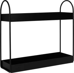 QUVIO Kruidenrek Staand - Keukenrek - Kruidencarrousel - Aanrecht Organizer -Keuken Organizer - Opbergrek - Metaal - 10 X 32 X 29 Cm - Zwart -Lifestyleproducten 1200x1184 6