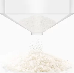 Merkloos TDR-Japans Rijst/Granen Container/Dispenser/ Opbergdoos - 6KG Inhoud - Wit -Lifestyleproducten 1200x1192 3