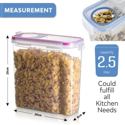 TNM Luxe Luchtdichte Voorraadbussen Set (4x2,5L) – Voorraadpotten - 4 Kleuren -Lifestyleproducten 1200x1193 1