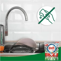 Dreft Platinum Plus All In One Lemon - 95 Stuks - Vaatwastabletten -Lifestyleproducten 1200x1197 10