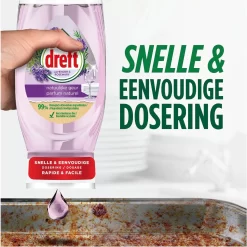 Dreft Natuurlijke Geur - Afwasmiddel - Lavendel & Rozemarijn - Ondersteboven Fles - Voordeelverpakking 8 X 370 Ml -Lifestyleproducten 1200x1198 45