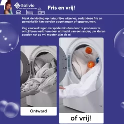 Salivio Laundryballs - 8x Wasbol Set - Huisdieren Haar Verwijderen - Wasbollen - Drogerballen - Energiebesparend - Wasverzachter - Milieuvriendelijk Wassen -Lifestyleproducten 1200x1199 15
