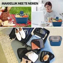 Consumerce® Luxe Meerlaagse Lunchbox Met Vakjes Roze – Lunchbox Volwassenen – Japanse Bento Box – Lunchbox Kinderen – Salade To Go – Brooddoos Volwassenen – Broodtrommel – Lunchtrommel – Salade Lunchbox – Saladebox – Salade Box -Lifestyleproducten 1200x1199 16
