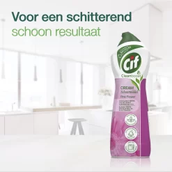 Cif CleanBoost Cream Pink Schuurmiddel - 8 X 750 Ml - Voordeelverpakking -Lifestyleproducten 1200x1199 24