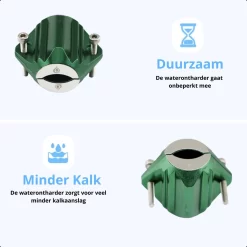 Magnetische Waterontharder - Antikalk - Waterontkalker - Waterverzachter - Douchefilter - Waterontharder Magneet - Groen -Lifestyleproducten 1200x1200 1017