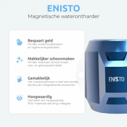 ENISTO® Magnetische Waterontharder Medium – Waterontharder Magneet – Douchefilter – 15.000 Gauss – Waterontkalker – Waterverzachter – Antikalk – Blauw – RVS -Lifestyleproducten 1200x1200 1034