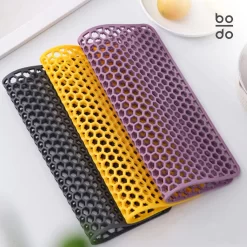 BODO Gootsteenmat Siliconen Donker Grijs - 34.5 X 34.5 Cm - Keuken Accessoires - Gootsteen Beschermer - Onderzetters Siliconen - Anti Kras -Lifestyleproducten 1200x1200 1193