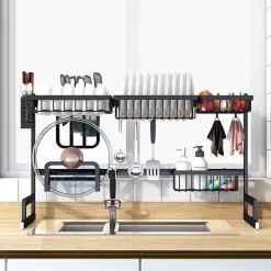 Sens Design Afwasrek Zwart - Afdruiprek - 82,5 Cm - RVS -Lifestyleproducten 1200x1200 1212