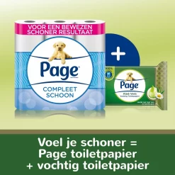 Page Vochtig Toiletpapier - 6 X 74 Stuks - Aloë Vera Maxi Vochtig Wc Papier - Voordeelverpakking -Lifestyleproducten 1200x1200 1325