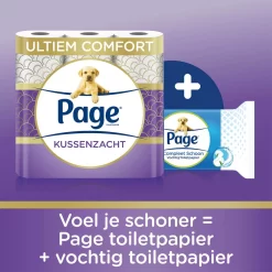Page Toiletpapier - 32 Rollen - Kussenzacht Wc Papier (3-laags) - Voordeelverpakking -Lifestyleproducten 1200x1200 1344