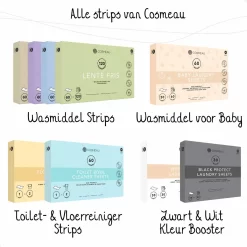 Cosmeau Toiletreiniger Sheets 60 Beurten Wasvellen Detergent Sheets Eco Toilet Strips - Cosmo Cosmea Kosmo -Lifestyleproducten 1200x1200 1563