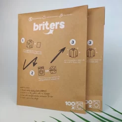 Briters Wasmiddelstrips - 100 Wasbeurten - Ecologisch Wasmiddel - 100% Plasticvrij - Fresh Linen - Wasstrips -Lifestyleproducten 1200x1200 5