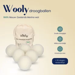 Wooly Drogerballen - 6 Wasdroger Ballen - Duurzaam - Wol - Herbruikbare Wasballen - Wasbol - Wasverzachter -Lifestyleproducten 1200x1200 518