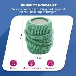 Roegaarden Drogerballen - Droogballen - Met Spons - Duurzaam - Sneller Droog -Lifestyleproducten 1200x1200 581