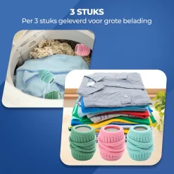 Roegaarden Drogerballen - Droogballen - Met Spons - Duurzaam - Sneller Droog -Lifestyleproducten 1200x1200 583