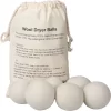 Wollen Drogerballen - Duurzaam & Milieuvriendelijk - Wasbol - Verkort Droogtijd - Droogballen - Hypoallergeen En Chemicaliënvrij - Bespaar Op Energierekening - Wasdroger Ballen - Wasbollen