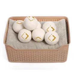 LuxerLiving Wasbol Set Van 6 - Droogt Tot 30% Sneller - Wasverzachter - Droger Ballen - Dryer Balls - Ecologisch - 100% Wol -Lifestyleproducten 1200x1200 636